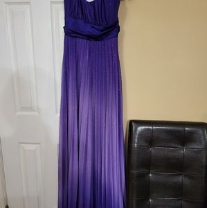 Party Prom dress lavender Purple shimmer